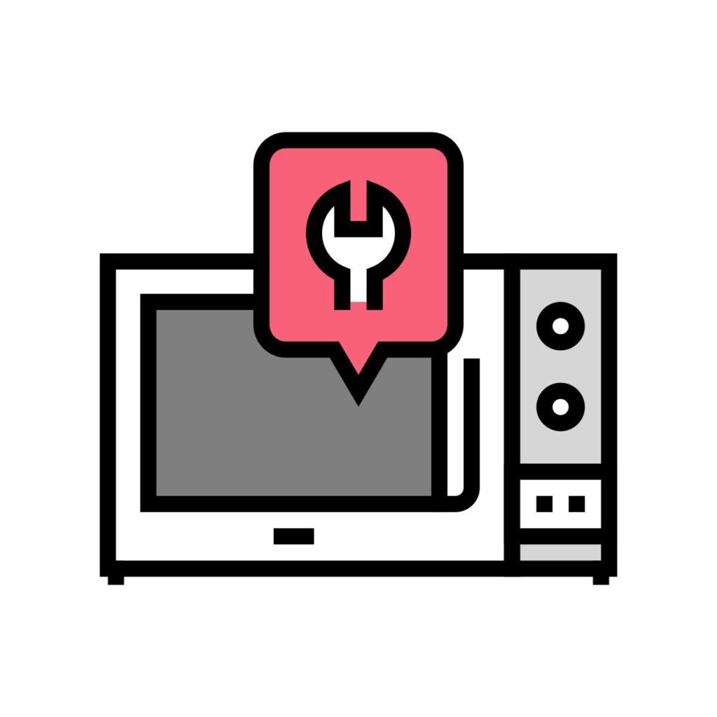 microwave repair icon in others style